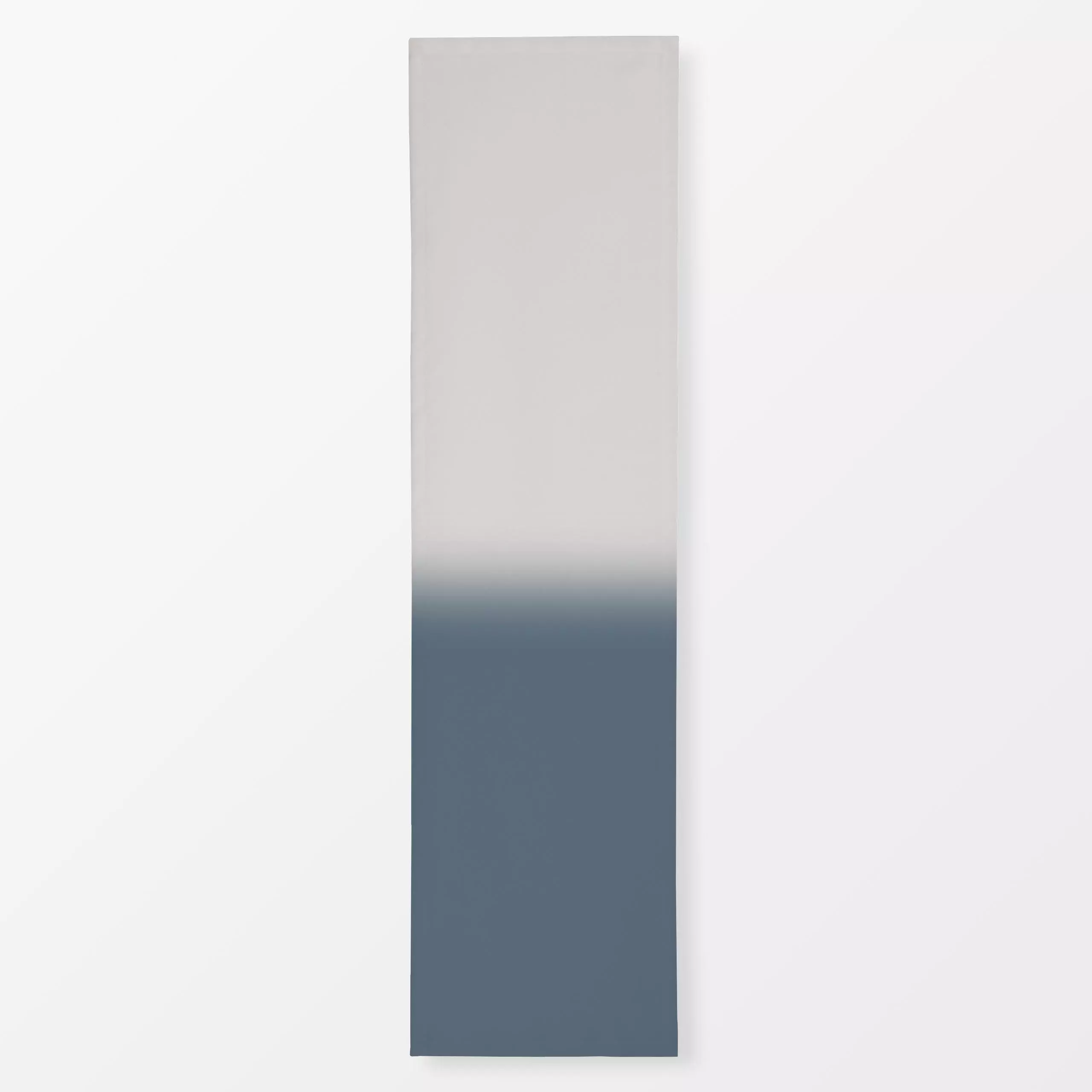 Tischläufer Horizont Graublau, gemustert, Sommer, von textilwerk x hejmelig