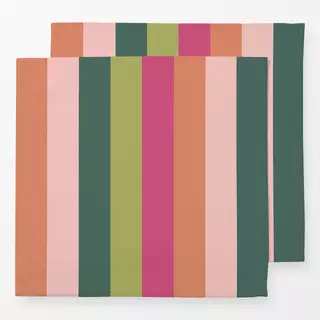 Servietten Streifen Bunt