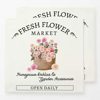 Servietten Cottage Summer Flower Market