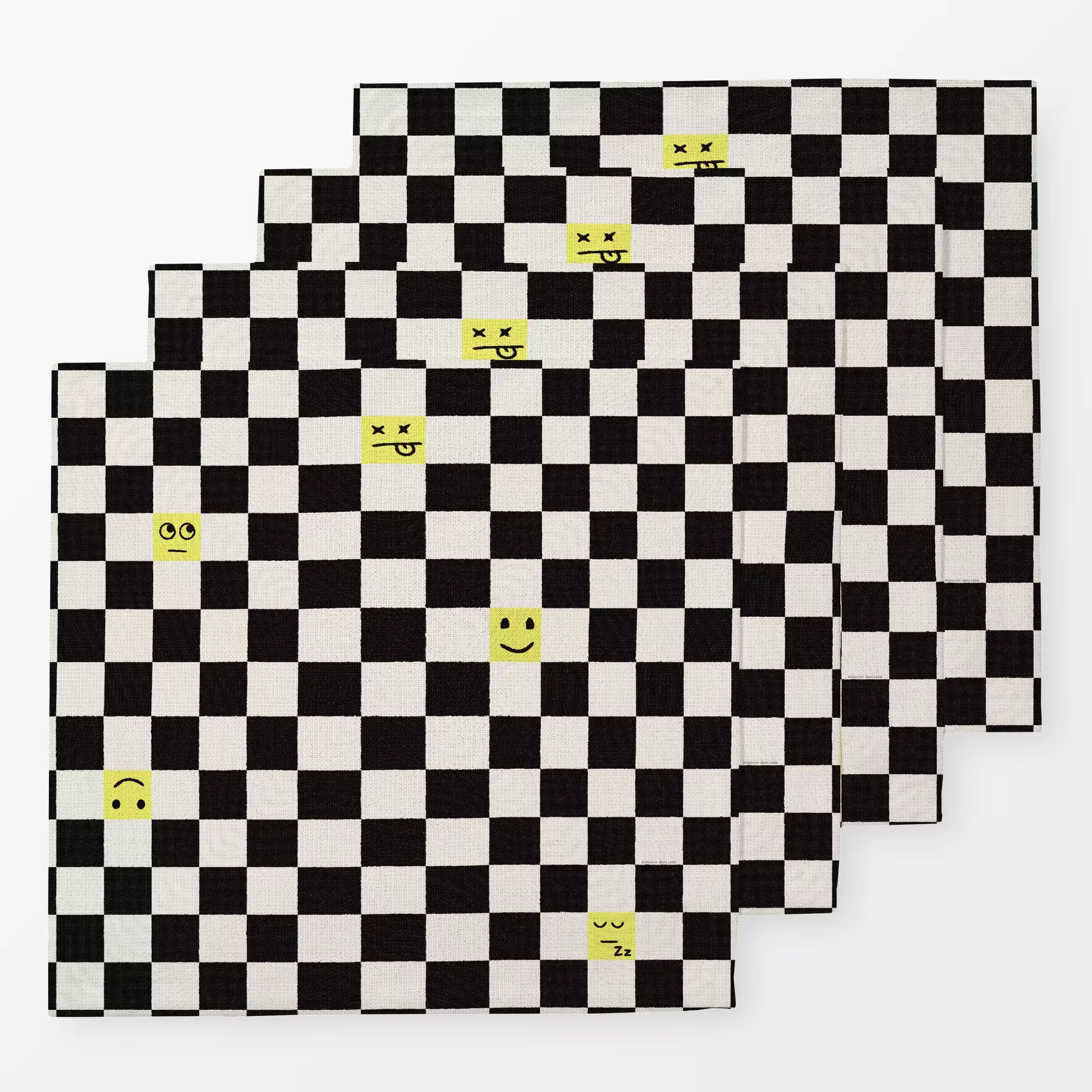 Servietten Checker Smile Checker Smile