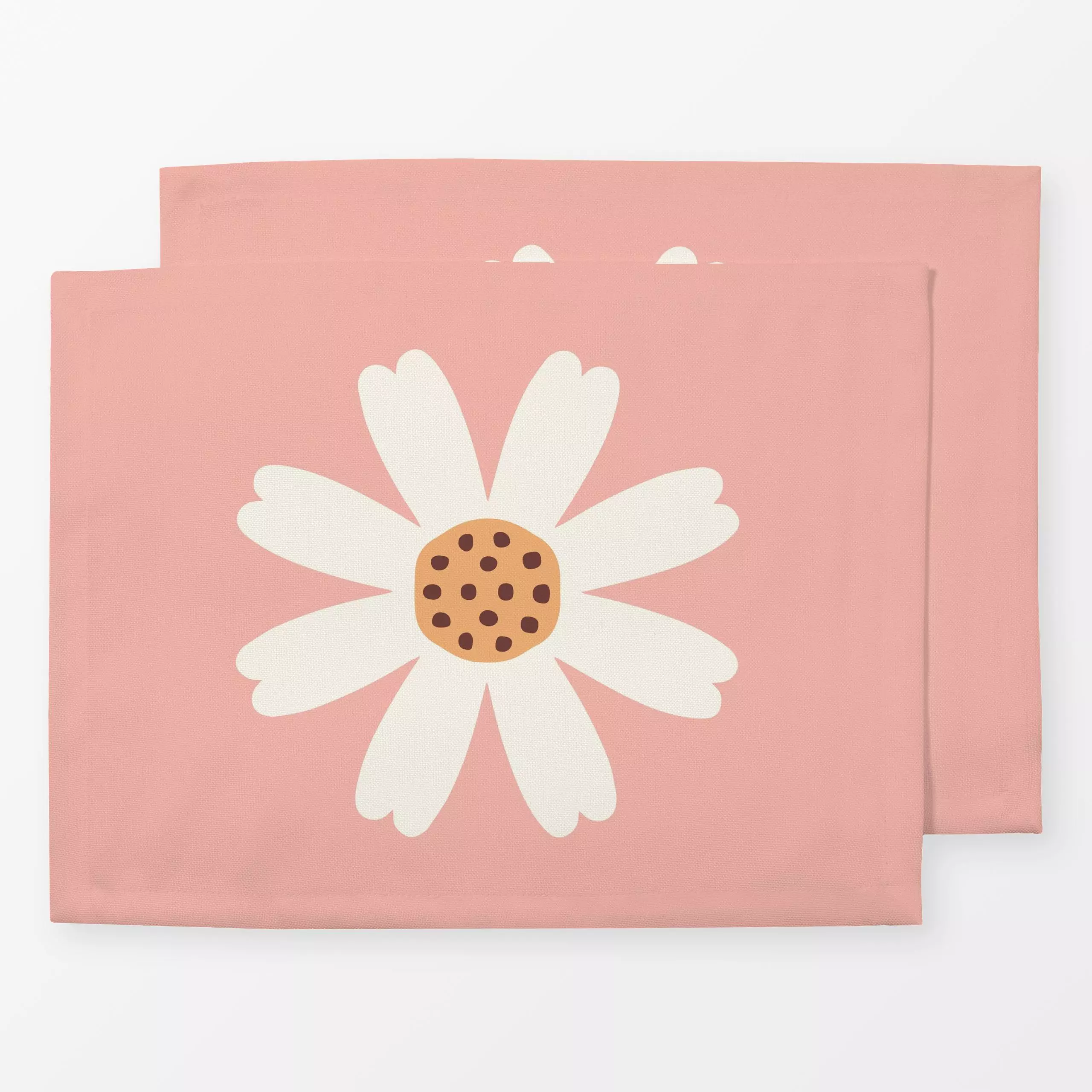 Tischset Blume Frühling rosa beige gelb, Blumen, gemustert, Frühling, von Kathrin Woo