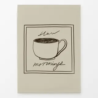 Geschirrtücher Slow Mornings Coffee