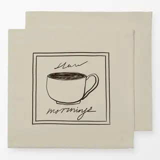 Servietten Slow Mornings Coffee