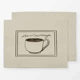 Tischset Slow Mornings Coffee
