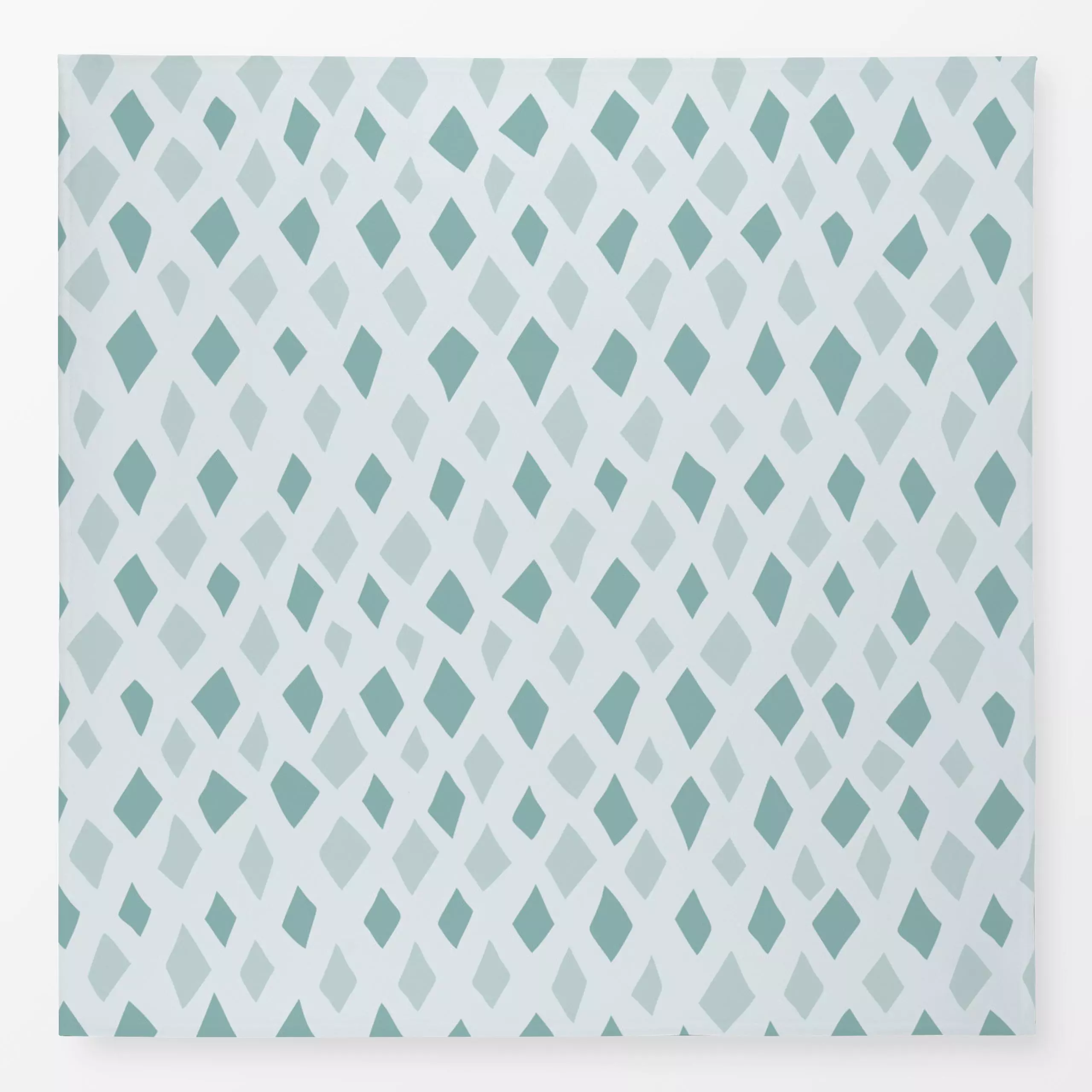 Tischdecke Raute 01 mintgrün, gemustert, von Joe Hennig