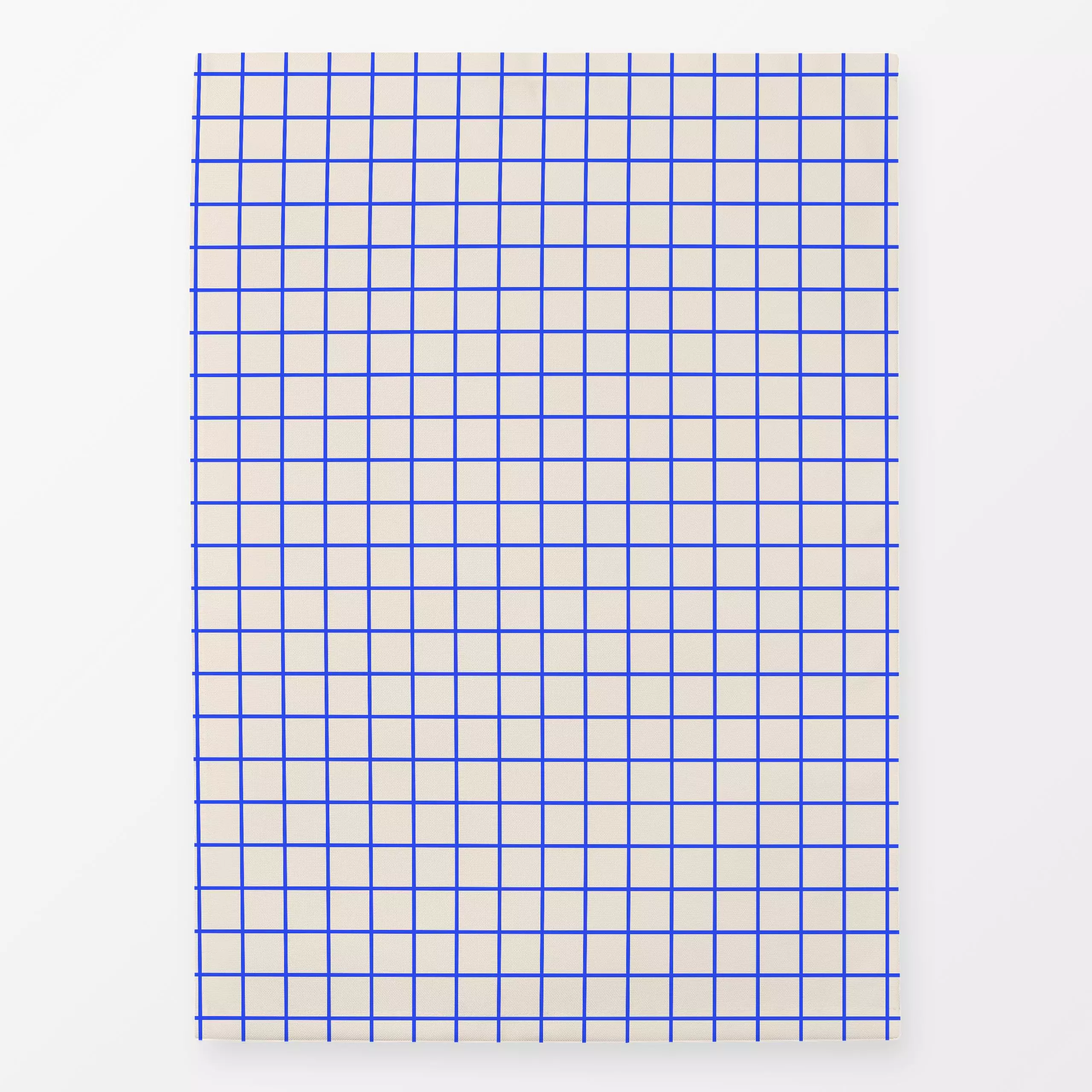 Geschirrtücher Karo blau - Symbole & Muster - von „Maren Gross "; Linien, grafisch, grid, Karo, Geschenk, geschenkidee, mini...
