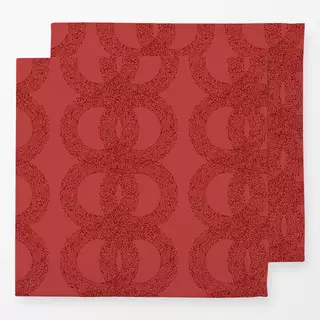 Servietten Circles Red