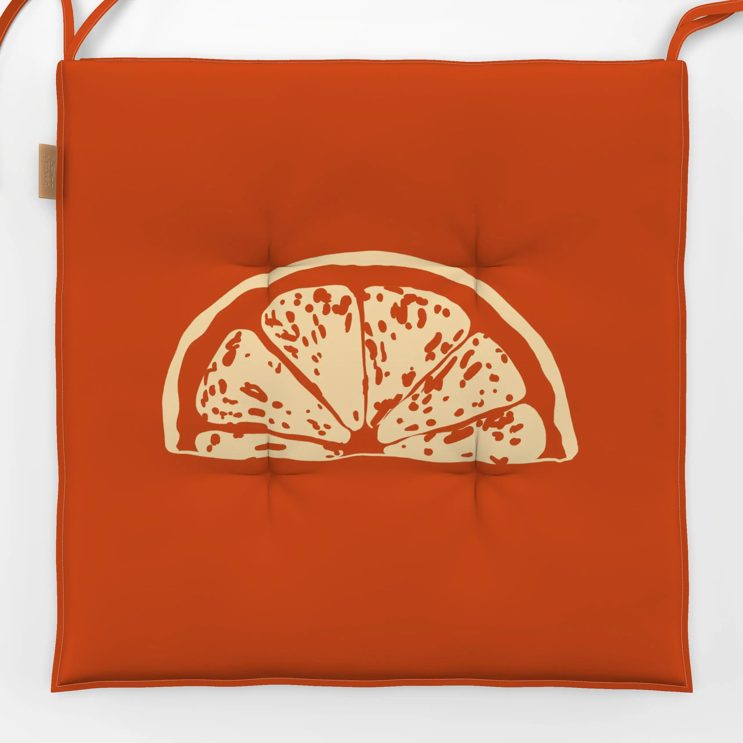 Sitzkissen Santorini Lemon - Küche, Essen & Trinken, Früchte - von „By Anna Sienna"; Zitrone, Früchte, Sommer, lemon, fresh,...