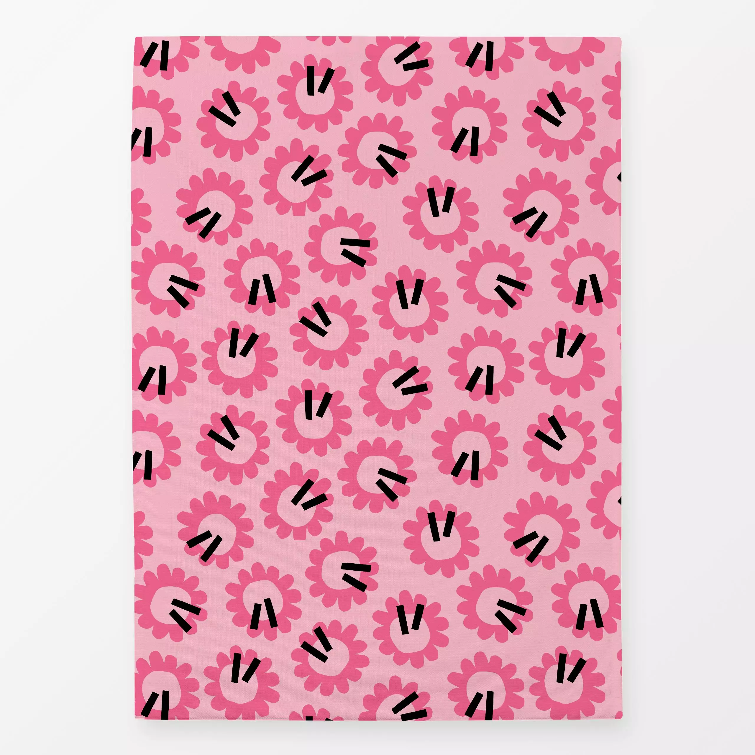 Geschirrtücher Sunflower Pink - Blumen & Florales, Symbole & Muster - von „Lisa Jasmin Bauer"; Muster, rosa, sonnenblumen, p...