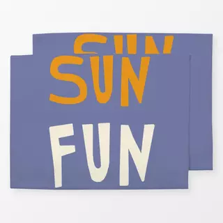 Tischset Fun Sun Lila