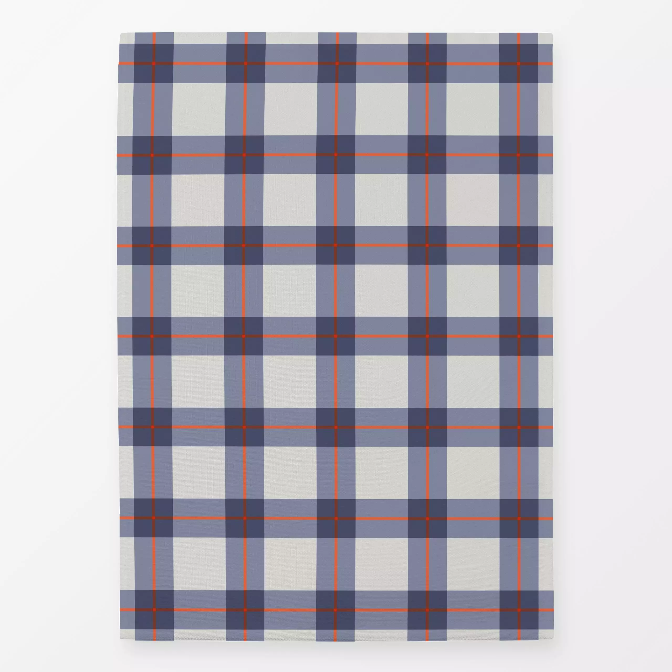 Geschirrtücher Herbstzauber Karo - blau beige - Herbst, Symbole & Muster - von „Heyduda"; Winter, Karo, Herbst, herbstlich, ...