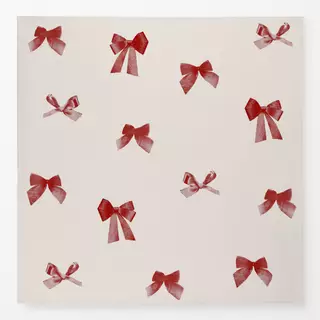 Tischdecke Schleifen Pattern Rot