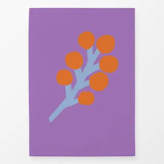 Geschirrtücher Frühling Zweig lila orange