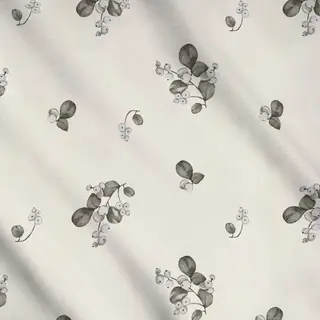 Meterware Schneebeeren offwhite