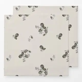 Servietten Schneebeeren offwhite