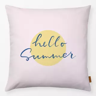 Kissen hello Summer sunkissed pink