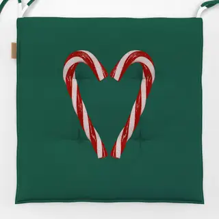 Sitzkissen Candy Cane Heart