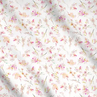 Meterware Sakura Kirschblüten Wiese