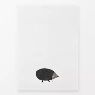 Geschirrtuch Igel auf Reisen