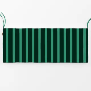Bankauflage Stripes dark green
