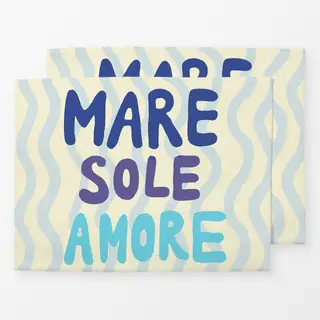 Tischset Mare Sole Amore Wellen