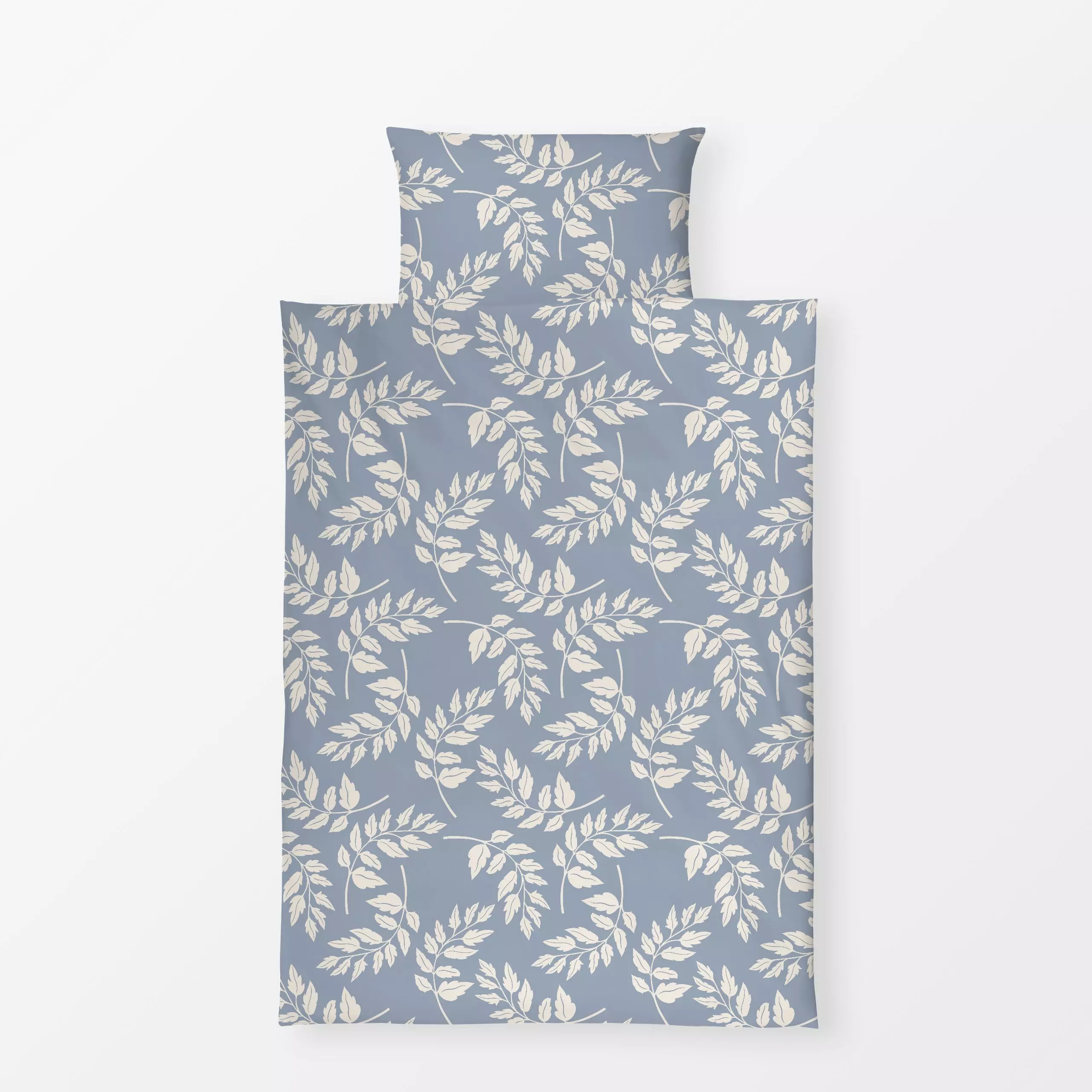 Bettwäsche Lavender Foliage - Blumen & Florales, Natur & Landschaft, Retro & Vintage - von „Sara Maria“; Blatt, Lavendel, bl...