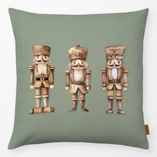 Kissen Cozy XMas Nussknacker Trio