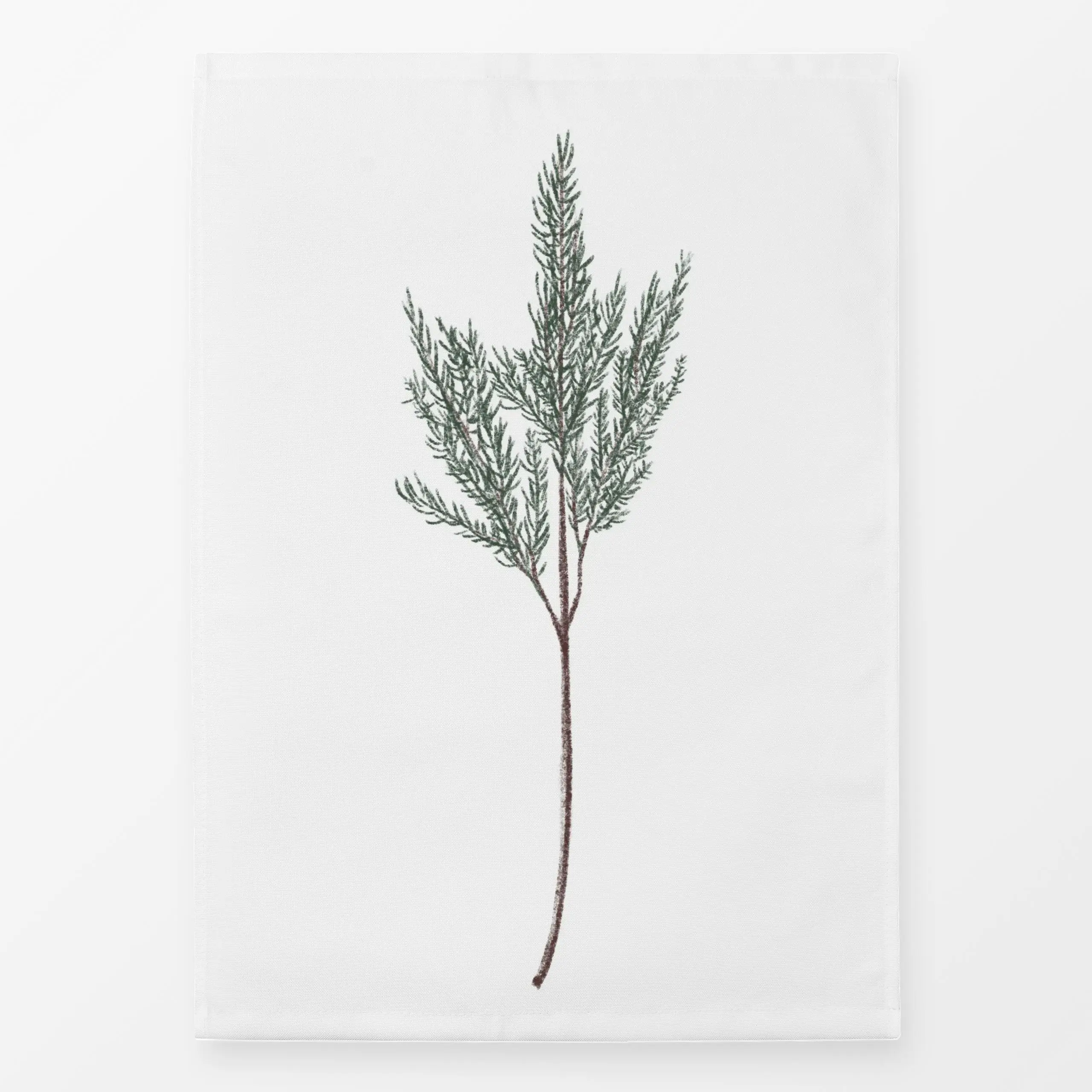 Geschirrtücher Wacholder - Weihnachten, Winter, Pflanzen & Botanik - von „Paulina Rauh"; Zweig, Pflanzen, Wald, Weihnachten,...