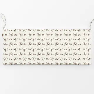 Bankauflage Hasen Küken Ente Kranz Muster