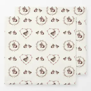 Servietten Hasen Küken Ente Kranz Muster