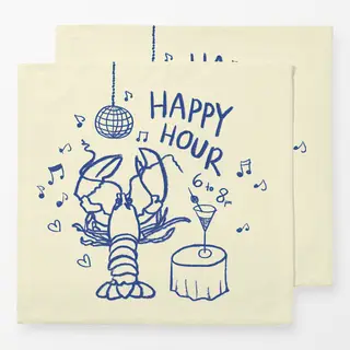 Servietten Happy Hour