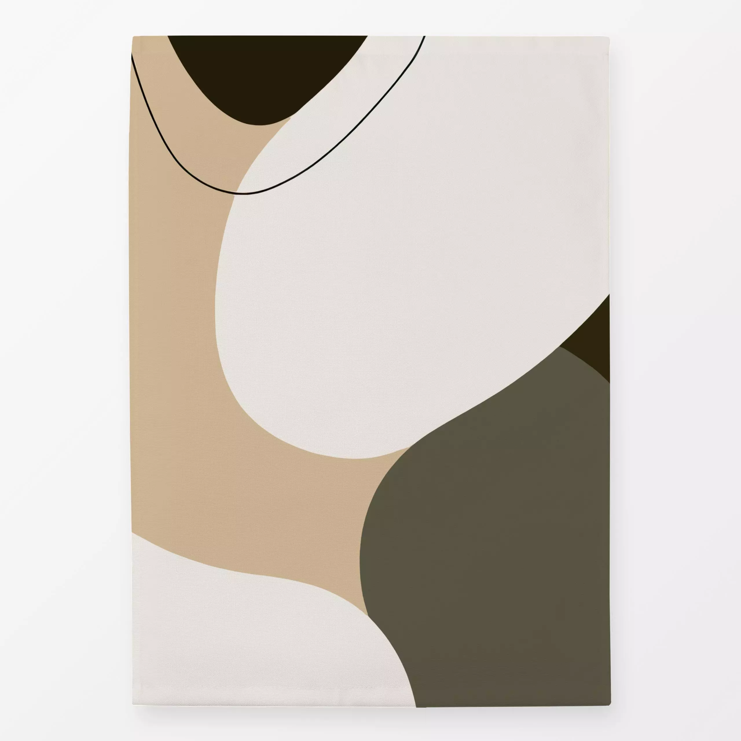 Geschirrtücher Abstrakt Herbst 1 - Symbole & Muster, Retro & Vintage - von „Uta Naumann"; boho, minimal, abstrakt, Retro, Ge...