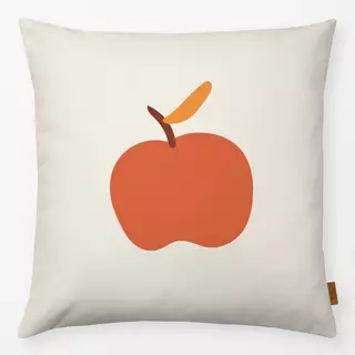 Kissen Apple Red Beige