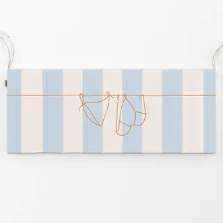 Bankauflage Bikini Summer Blue