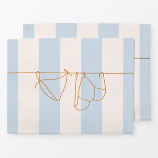 Tischset Bikini Summer Blue