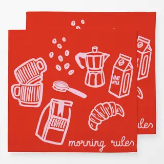 Servietten Morning Rules