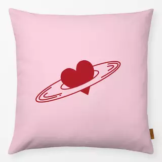 Kissen Planet Herz Rosa