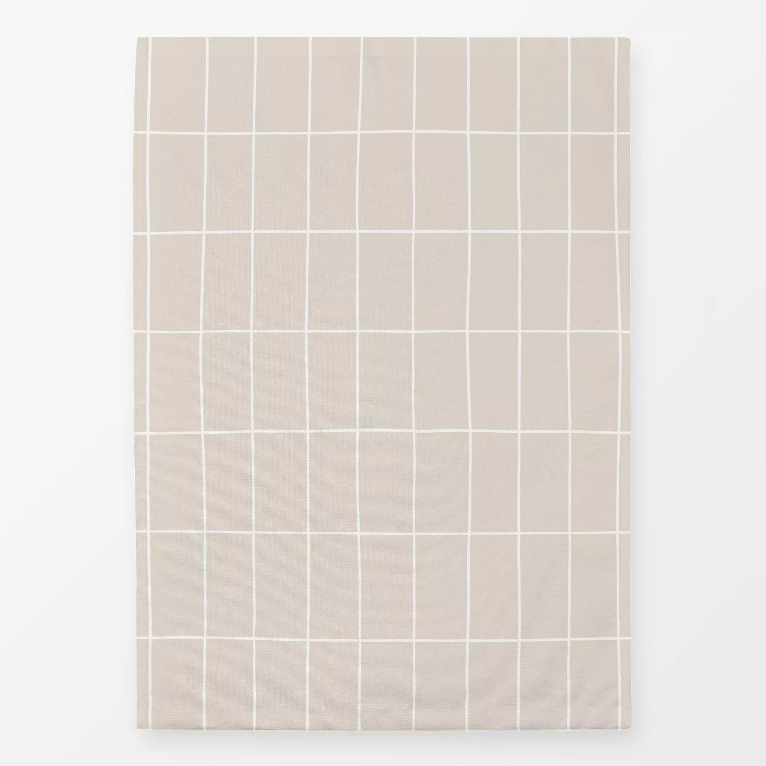 Geschirrtücher Karo Mania Grid 3 - Sommer, Symbole & Muster - von „Primus Pattern"; linie, Linien, Sand, beige, grid, Karo, ...