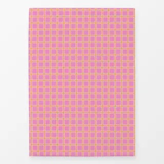Geschirrtücher Pink Orange Karo