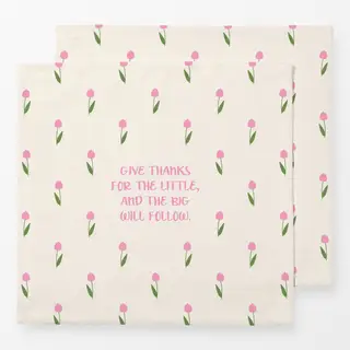 Servietten Thanks for the Little