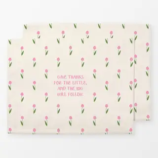 Tischset Thanks for the Little