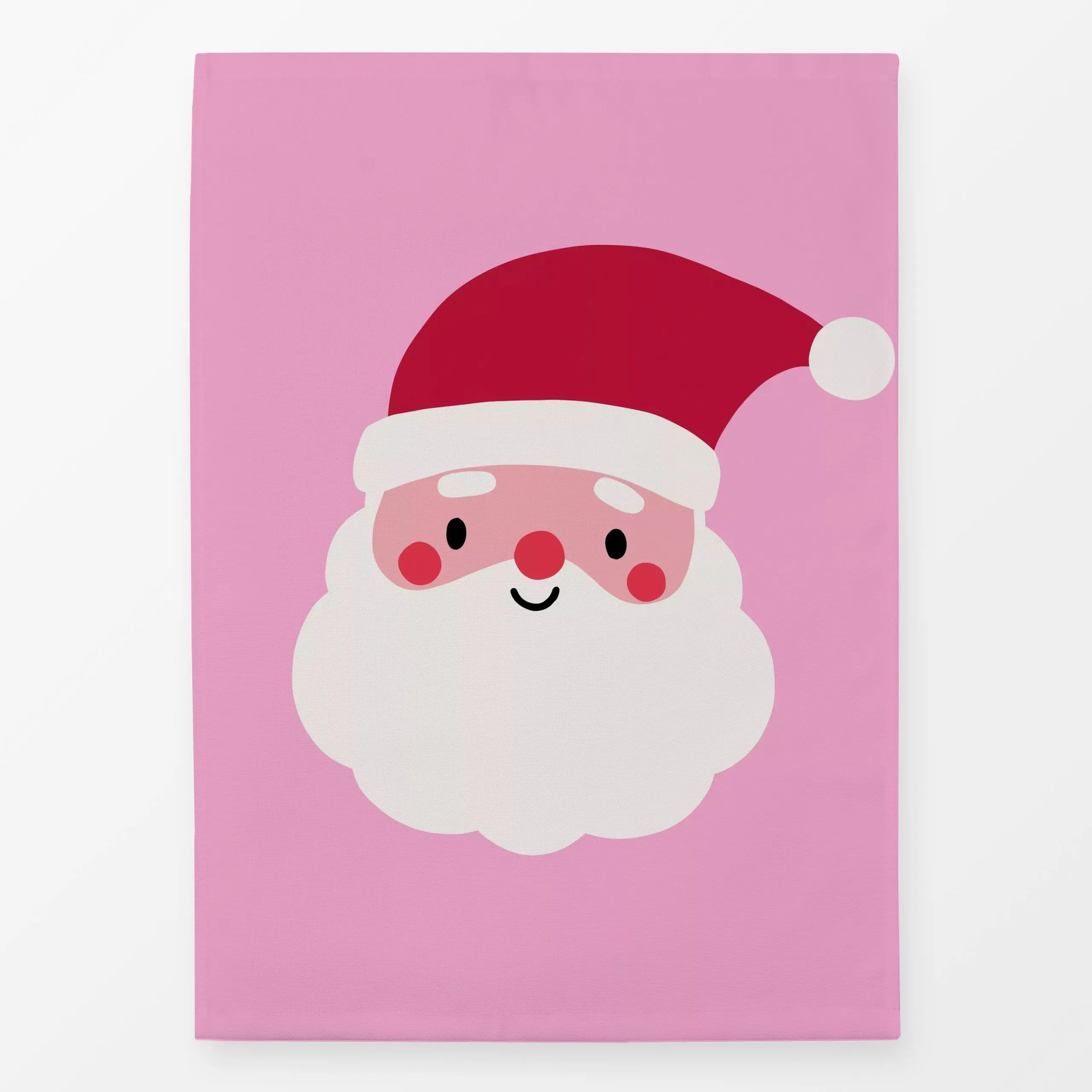 Geschirrtücher SANTA pink - Kinderzimmer & Motive für Kinder, Weihnachten, Winter - von „Studio Kesse"