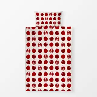 Bettwäsche Granatapfel Pattern Kreise
