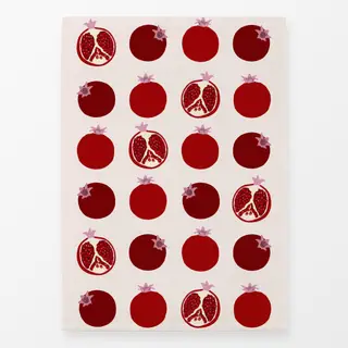 Geschirrtücher Granatapfel Pattern Kreise