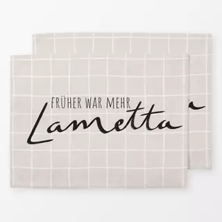 Tischset Mehr Lametta Karo