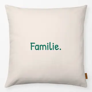 Kissen Familie beige