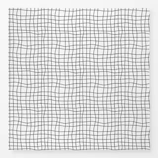 Tischdecke Grid klein schwarz