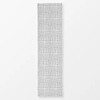 Tischläufer Grid klein schwarz