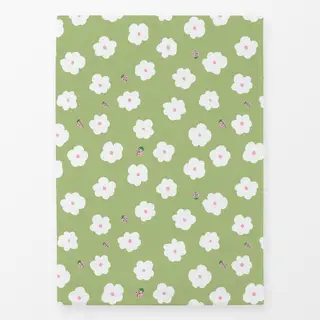 Geschirrtücher Blumen und Marienkäfer