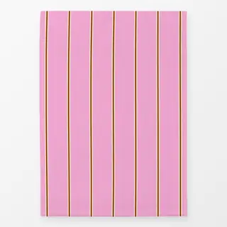 Geschirrtücher Streifen Rosa & Braun